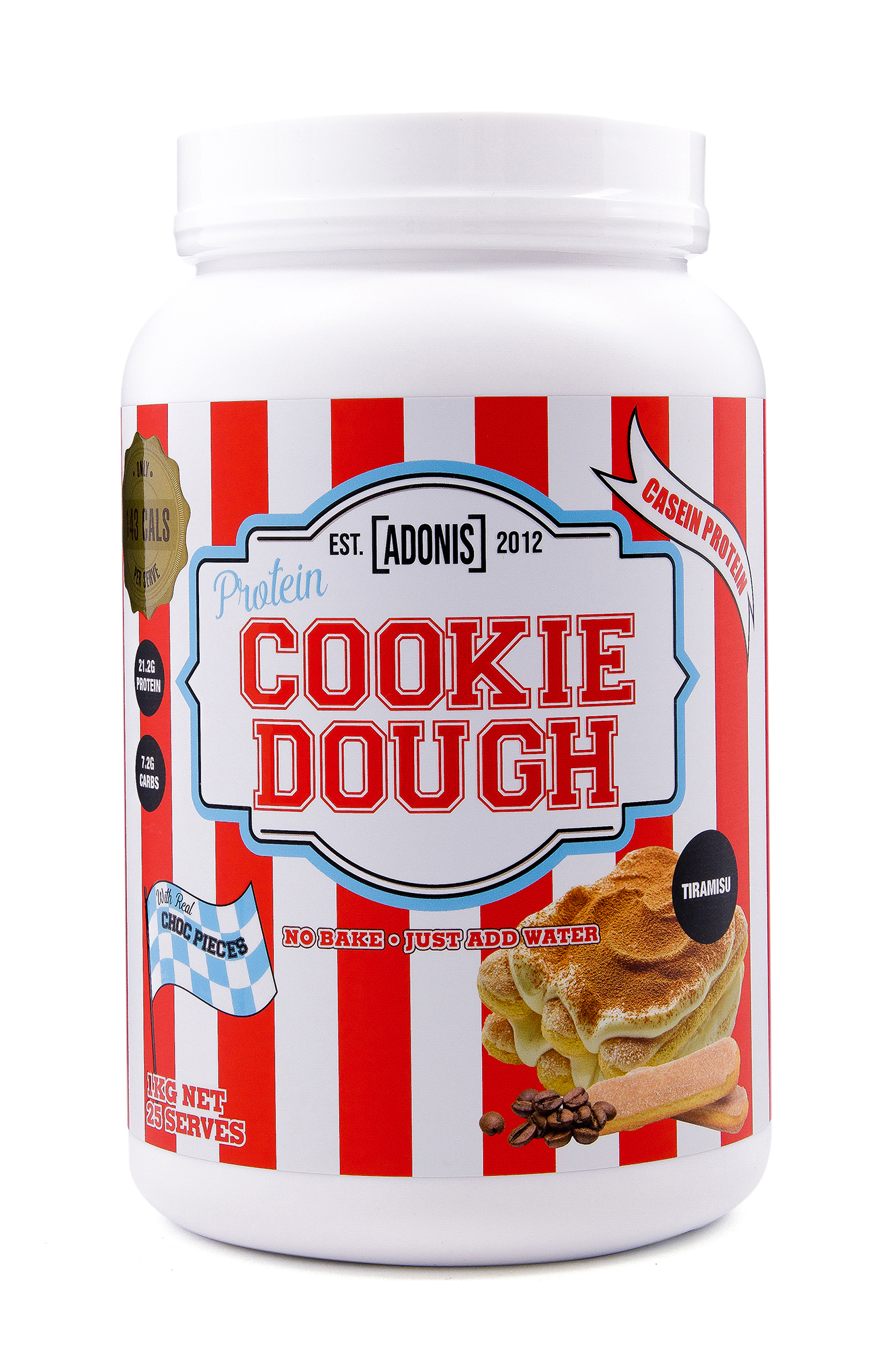 بروتين عجينة الكوكيز - (نكهة التيراميسو) ADONIS PROTEIN
