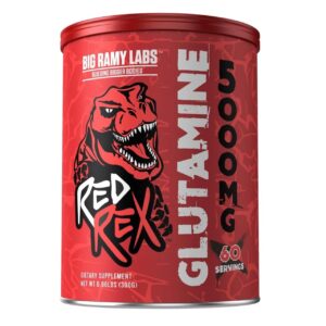 جلوتامين بدون نكهة - RED REX - Glutamine - 300gm - 60 serving