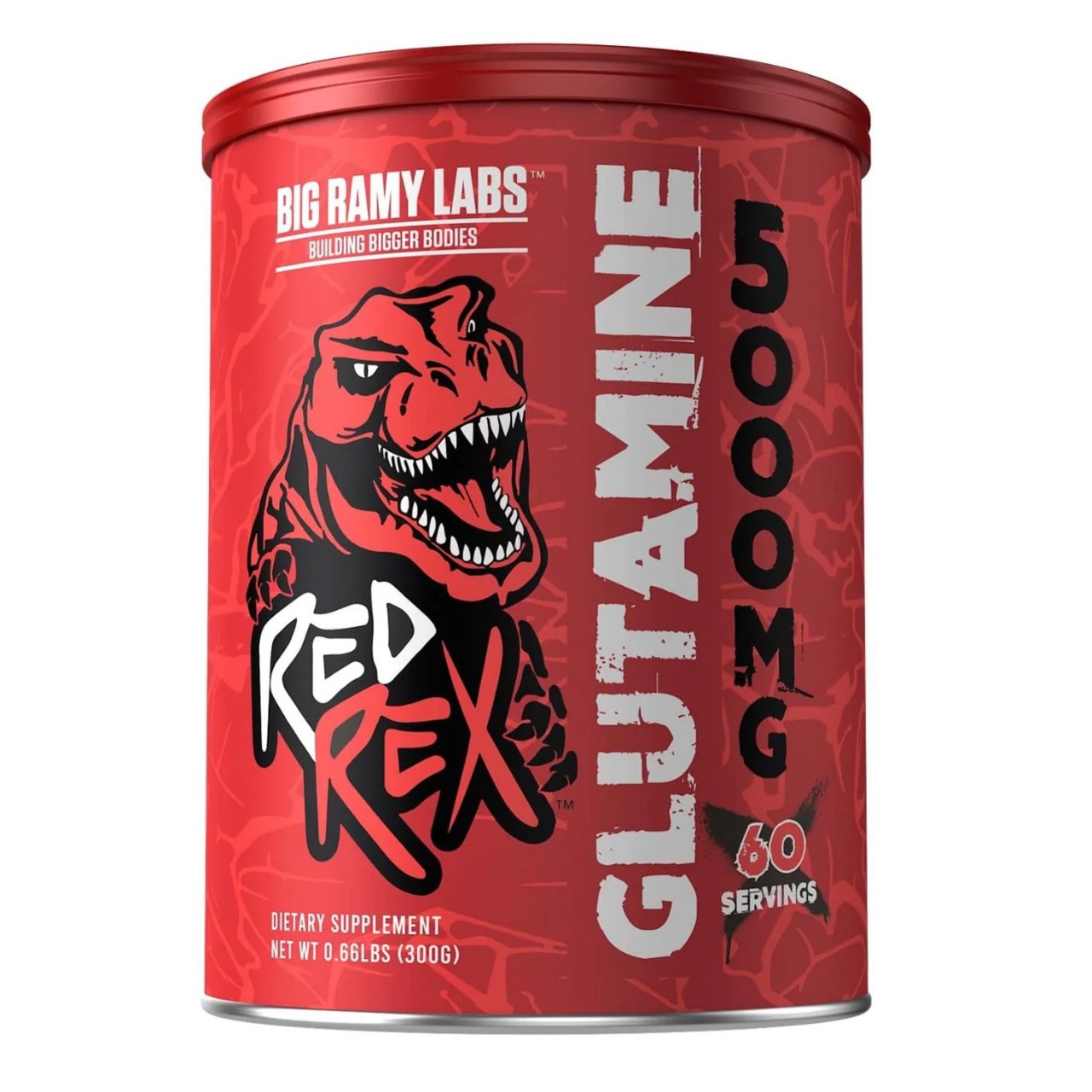 جلوتامين بدون نكهة - RED REX - Glutamine - 300gm - 60 serving
