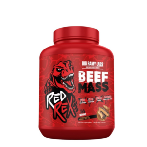 بيج رامي لابس ريد ريكس - شوكولاتة بزبدة الفول السوداني - 4 أرطال (60 حصة) RED REX - 100% Beef Protein Isolate - Chocolate Peanut Butter - 4lb (60 Servings)